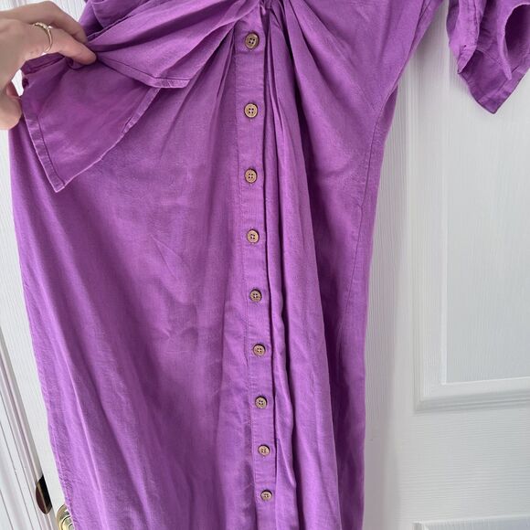 Free People Vintage Summer Midi Dress-Size XS - Picture 7 of 10